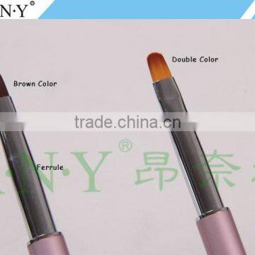ANY Nail Art Beauty Design Pink Metal Oval UV Gel Art Brushes for Nail Art photo-3