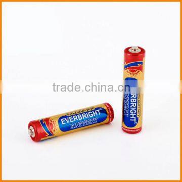 r03 size aaa 1.5 v battery, r03 um-4 dry battery