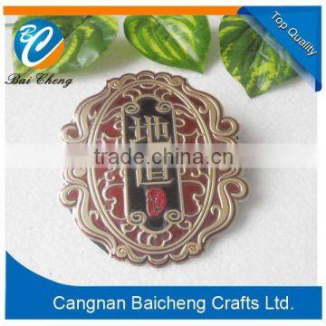 high fashion customized zinc alloy wine labels for cheap price and fancy design for your restaurant products and furniture