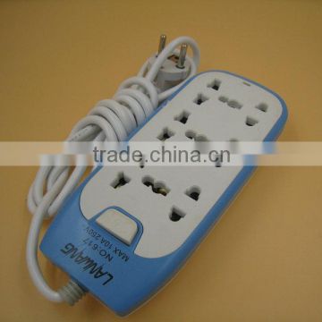 UL-Listed 6 outlets Lightning Surge Protector Power Strip with Switch