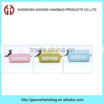 Trendy canvas kids' school pencil bag;canvas gift pencil bag school pencil case pen bag