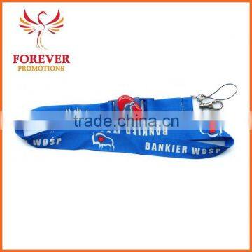 Promotional 1.5*90cm Working Card Holder Lanyard