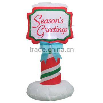 Lighted Santa Claus outdoor Christmas decorations Christmas decor sign board