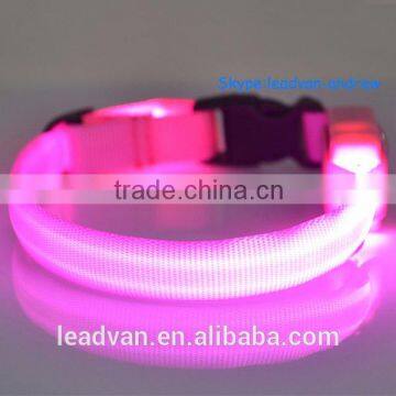 European and America Hot Selling Dog Lead Leash Pet LED Collar