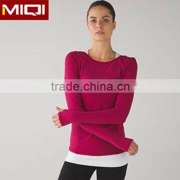 China wholesale sportswear women fashion fitness sports running top