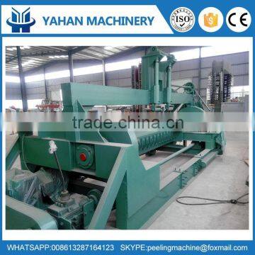 wood veneer peeling cutting machine