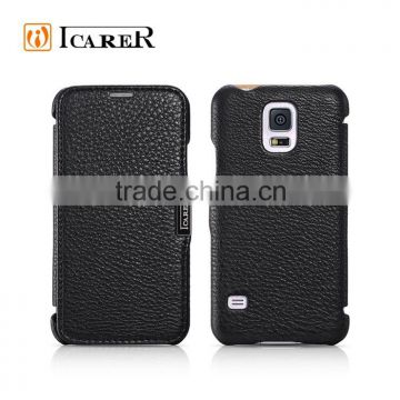 icarer genuine leather case for samsung galaxy S5 i9600