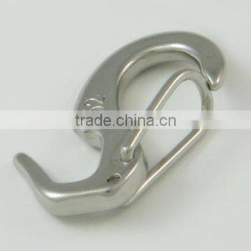 SS carabiner spring snap hook with open end