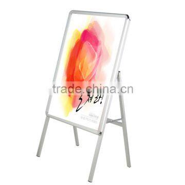 Single Side Outdoor Poster Advertising Light Frame A-board Pavement Sign Display Stands