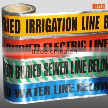 Underground water detection Aluminum Foil Warning Tape