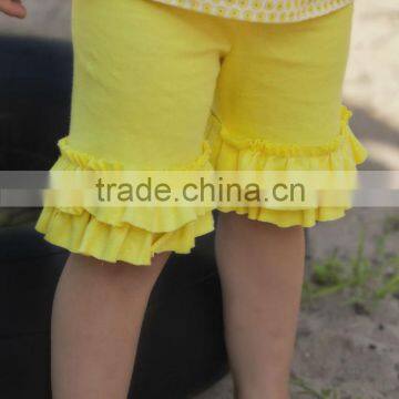 High quality wholesale boutique clothing china baby bloomers double ruffles kids shorts wholesale boutique clothing china