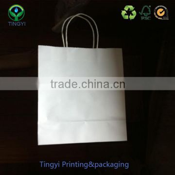 white matte paper bag