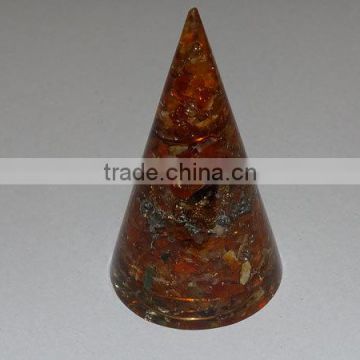 Red Jasper Orgone Cone : Wholesaler Manufacturer