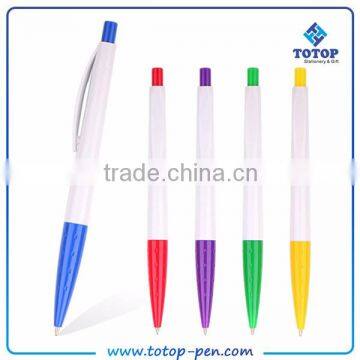 Professional pen making partner new novelty plastic pressed simple plastic pen