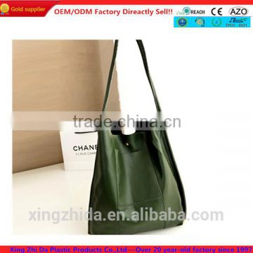 2014 newest army green leather tote bag