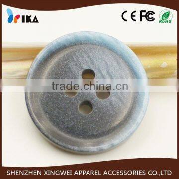 four holes custom colour resin coat button