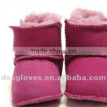pink baby warm shoes