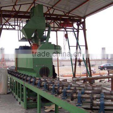 Shot blasting machine for LPG cylinder