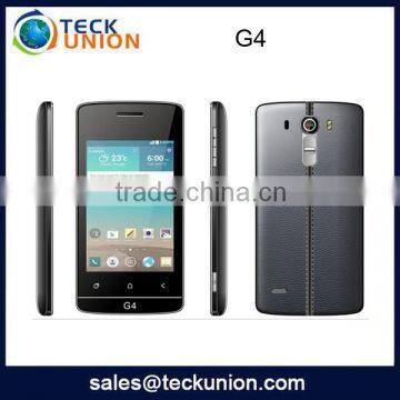 G4 4.0inch touch unbrand mobile phone dual sim pda phone with bluetooth