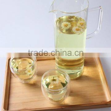 China Manufacturer Wholesale New Arrival Clear High Borosilicate Glass Carafe
