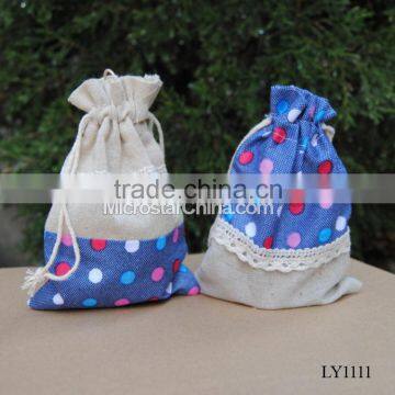 10*13cm IN Stock 2016 Stockgood Selling Jewelry Customized Wholesale Soft Burlap Bag