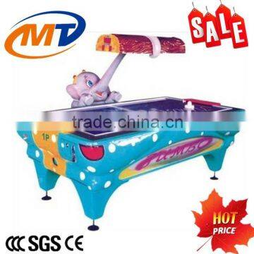 Elephant CE Approved Coin Operated Air Hockey Table Game Machine With LED Lights for Amusement Park