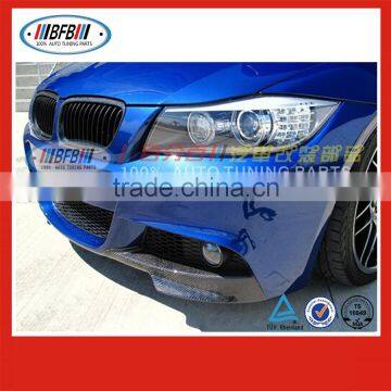 carbon fiber front lip splitter FOR BMW E90 LCI MT Style 3 series 2009 2010 2011