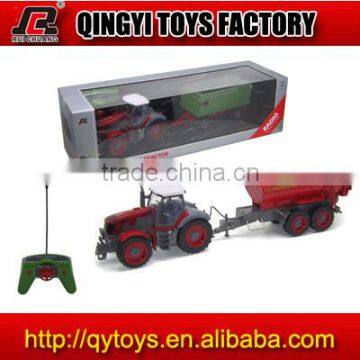 1:28 plastic r c tractor truck