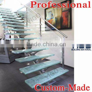 Stainless Steel Staircase Handrail Design / Stainless Steel Glass Staircase Quality Choice photo-3
