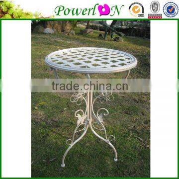 Discounted Classsic Antique Round Wrough Iron Table Outdoor Furniture For Patio J13M TS05 X00 PL08-5629