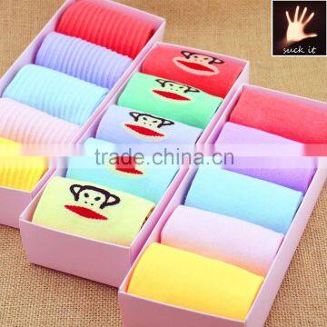 spring autumn women cute cartoon with cotton socks
