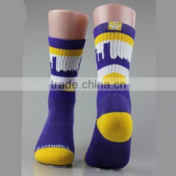 Mens Manufacture Sports Crew Custom Athletic Socks photo-3