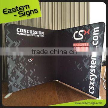 Clear Smart Straight Grain Fabric Dye-sublimation Exhibition Stand Design Fashion