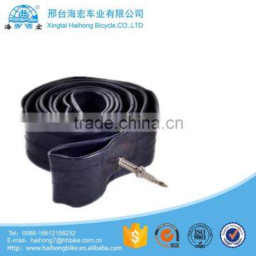 natural bicycle tube/butyl bike inner tube/black cheap tire inner tube