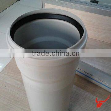 High quality PVC pipe fitting with rubber ring