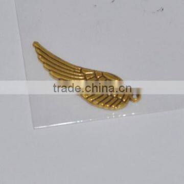 Wholesale Angel Wing Charms Pendants Antiqued Silver 30mm Double Sided Wing Charms Pendants photo-2