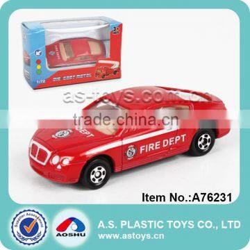 1:72 Free wheel alloy fire engine for kids