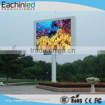 P8 full color outdoor led panel outdoor billboard with pillar installation in square