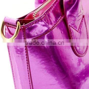 Purple and Silver Shell Bag Fashion Sweet Solid Woman Bag Elegant Totes Shoulder Bags for Women Lady Dating Messenger Bags