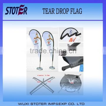 Big Size Outdoor Display Teardrop Flag