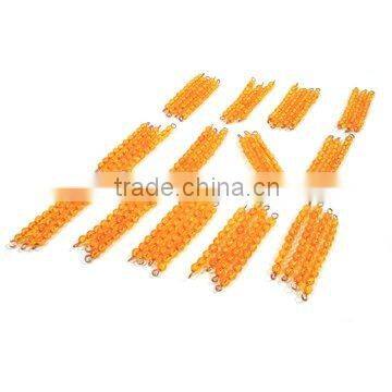 45 Golden Bead Bars of Ten Montessori toy of Montessori material