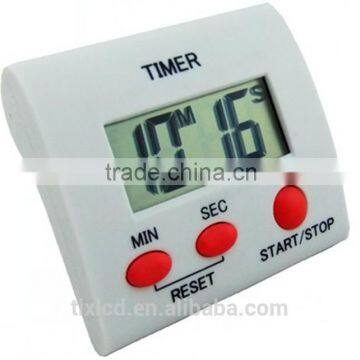 Electronic digital timer countdown and count up to 99 minutes and 59 seconds