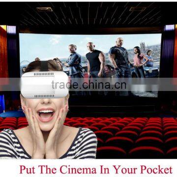Smartphone Headset 2Nd Generation 3D Helmet Video Glasses