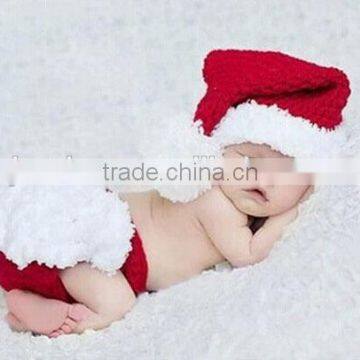 Christmas Newborn crochet clothes christmas diaper cover set, Christmas color