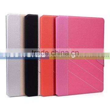 Twill pattern PU leather tablet cases fit to apple ipad air 2