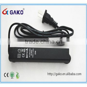 plastic black Aquarium heater 25w for 15-25L aquarium tank