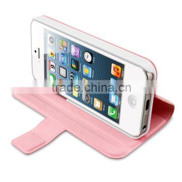 Smart leather cover for Iphone 5