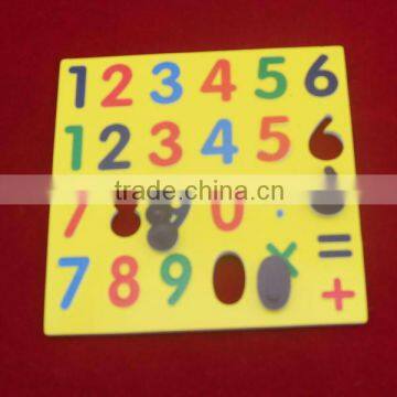 OEM Magnetic eva puzzle, eva foam magnetic alphabet puzzle