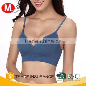 New arrivial padded sexy seamless yoga sport bra