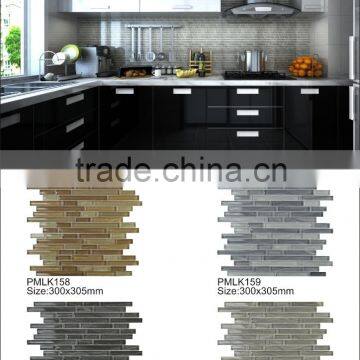 glass mosaic tile , crystal tiles for wall tile bathroom (PMLK158-65)